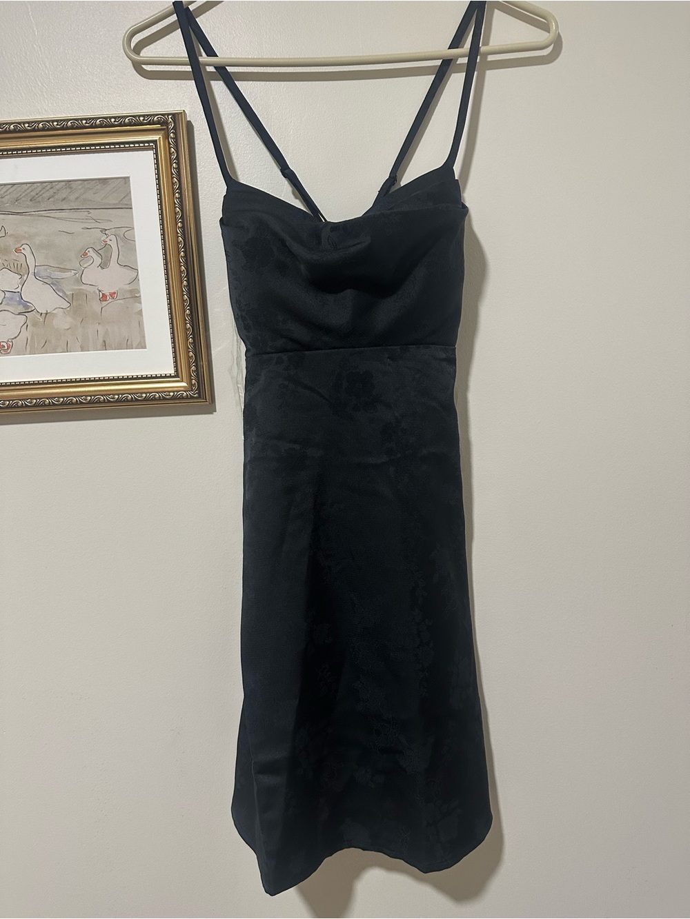 a new day Black Spaghetti-Strap Mini Dress